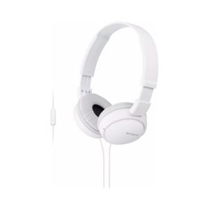 SONY MDR-ZX110AP ON-EAR STEREO WIRED HEADPHONES WHITE