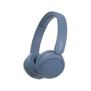 SONY WH-CH520 WIRELESS ON EAR HEADPHONES WITH UP TO 50 HOURS BATTERY LIFE BLUE