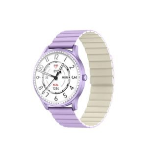KIESLECT LORA LADY SMART CALLING WATCH PURPLE MAGNETIC STRAP