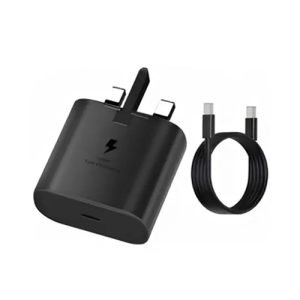 SAMSUNG 45W ADAPTER W/O CABLE BLACK 3 PIN COMPACT DESIGN