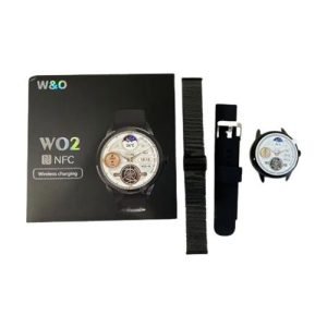W&O WO2 NFC SMART WATCH BLACK