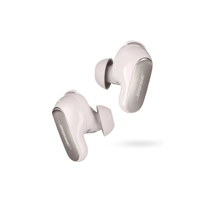 BOSE QUIET COMFORT ULTRA WIRELESS NOISE CANCELLATION EARBUDS WITH SPATIAL AUDIO SMOKE WHITE