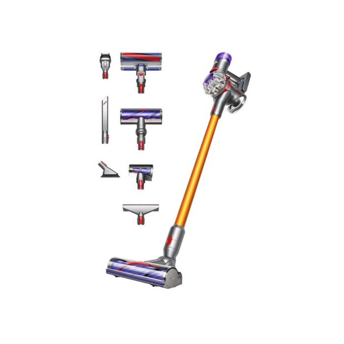 DYSON V8 ABSOLUTE CORDLESS VACCUM CLEANER SILVER YELLOW