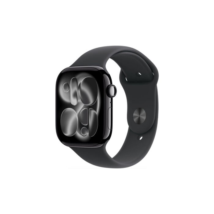 APPLE WATCH SERIES 11 42MM JET BLACK ALUMINUM CASE GPS + CELLULAR S/M BLACK